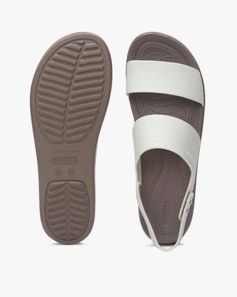 WMNs Croccs Brooklyn Sandals For Her white