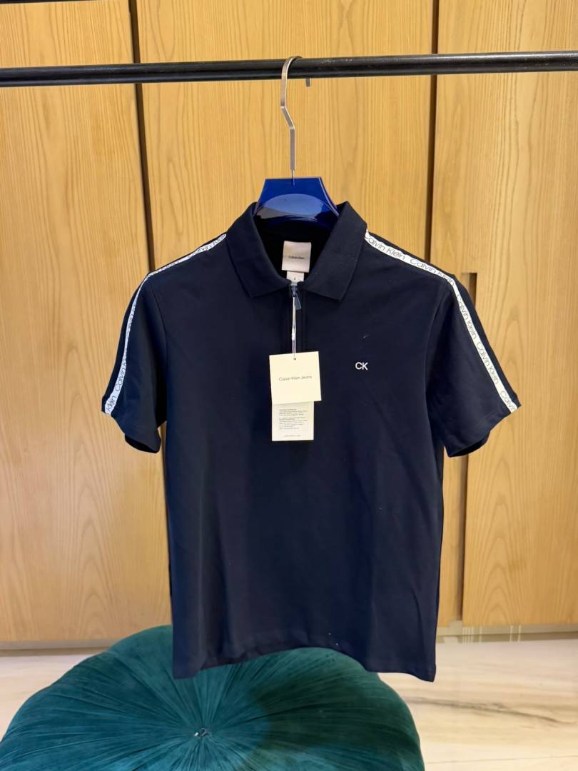 Calvi-xn Klein IMPORTED STORE ARTICLE POLO T SHIRT NAVY BLUE