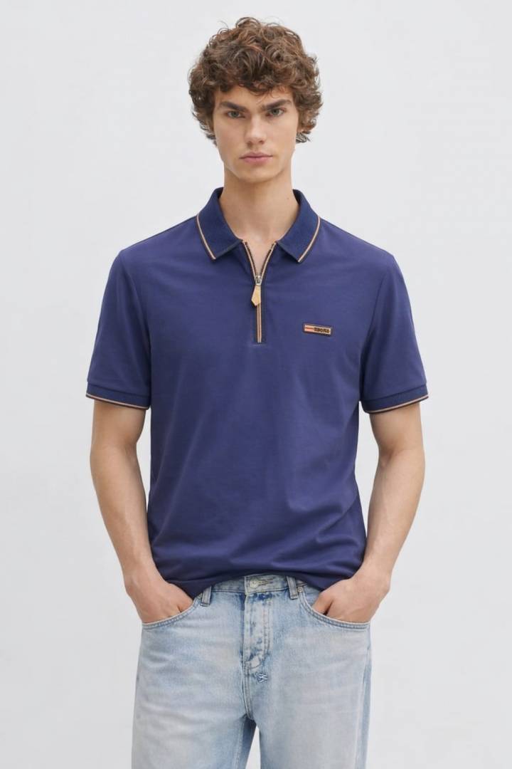 ZEGNA IMPORTED STORE ARTICLE POLO T-SHIRT