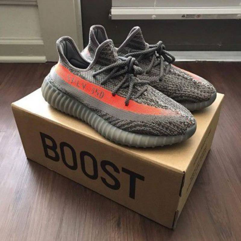 Adiddas Yeezy Boost 350 V2 Beluga Grey Orange Full Accessories SEMI UA