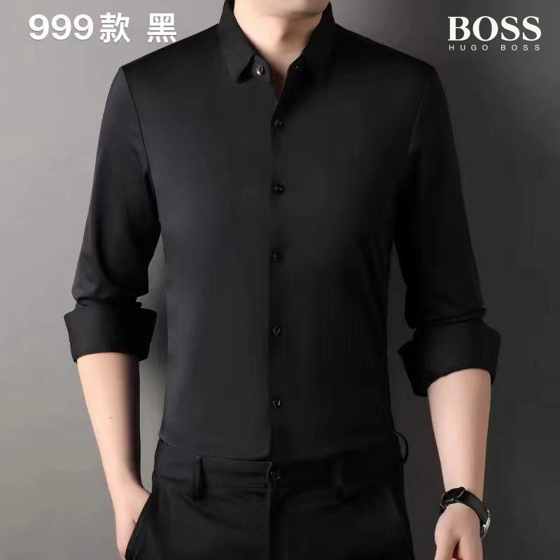 Bos_Full Sleeves Shirt Blacko