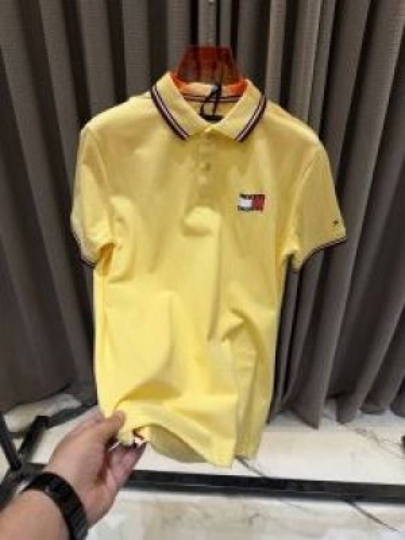 Tommy Premium Yellow Polo Tshirt