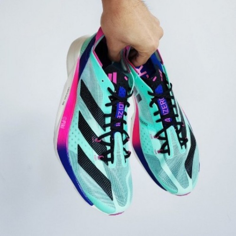 Adiddas adizero adios pro 3 neon black blue pink--