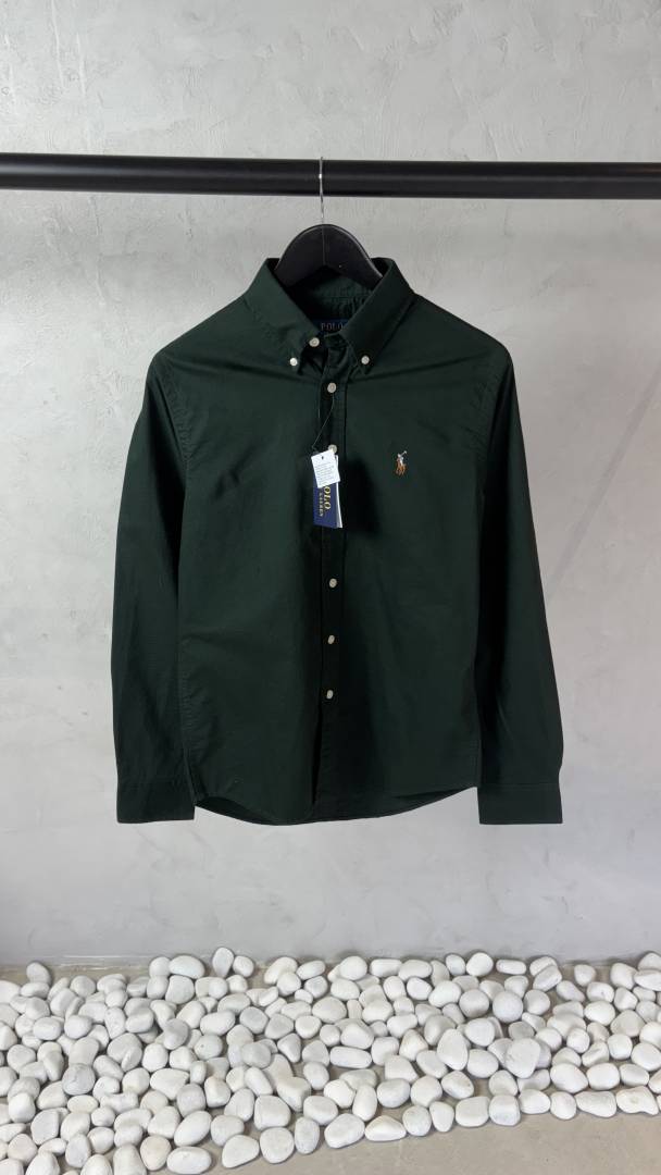 Ralph Lauren Polo Dark Green Oxford Shirt 1003