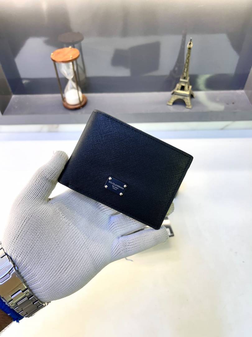 D&G Black Premium Quality Wallet Fa 978