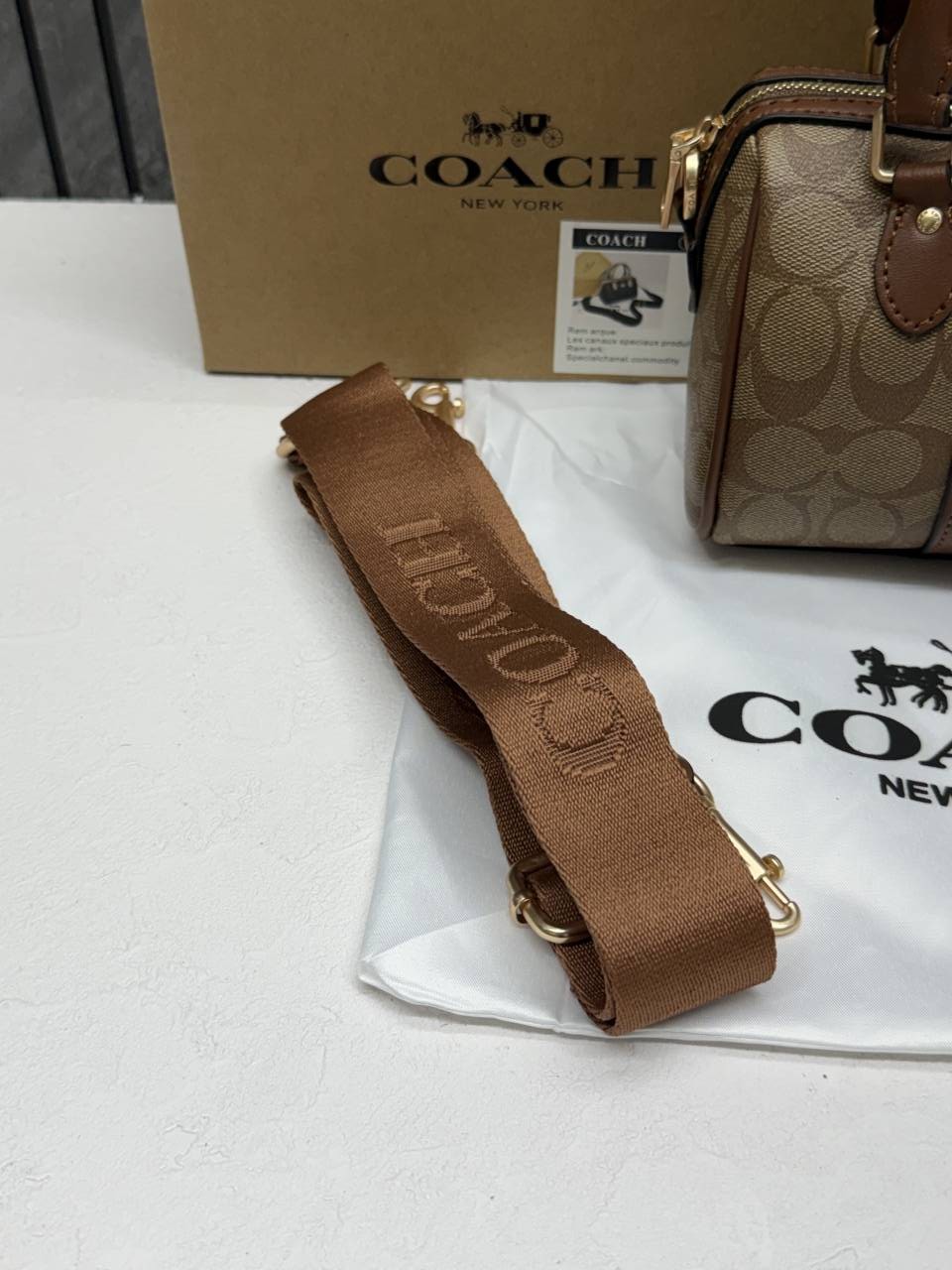 Coacch Rowan Mini Apricot-Brown With OriginalBox DustCover