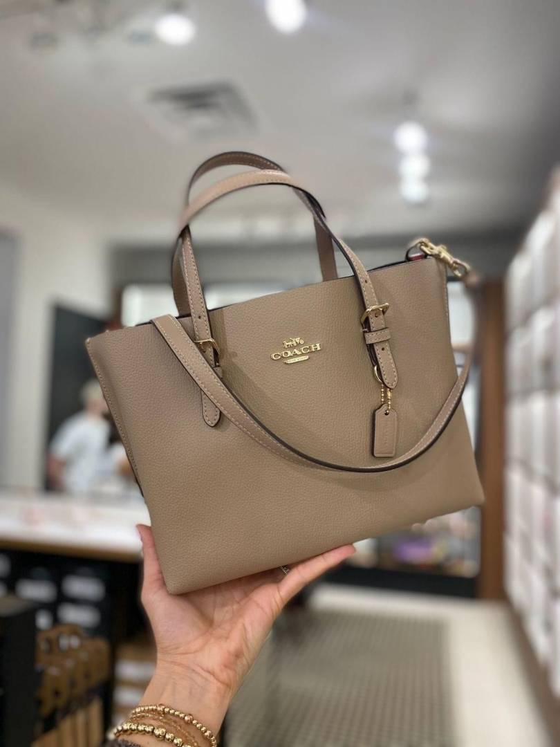Coacch_Mollie_25_SuperPremium_Mud_Small_Tote_With_OriginalBox_DustCover