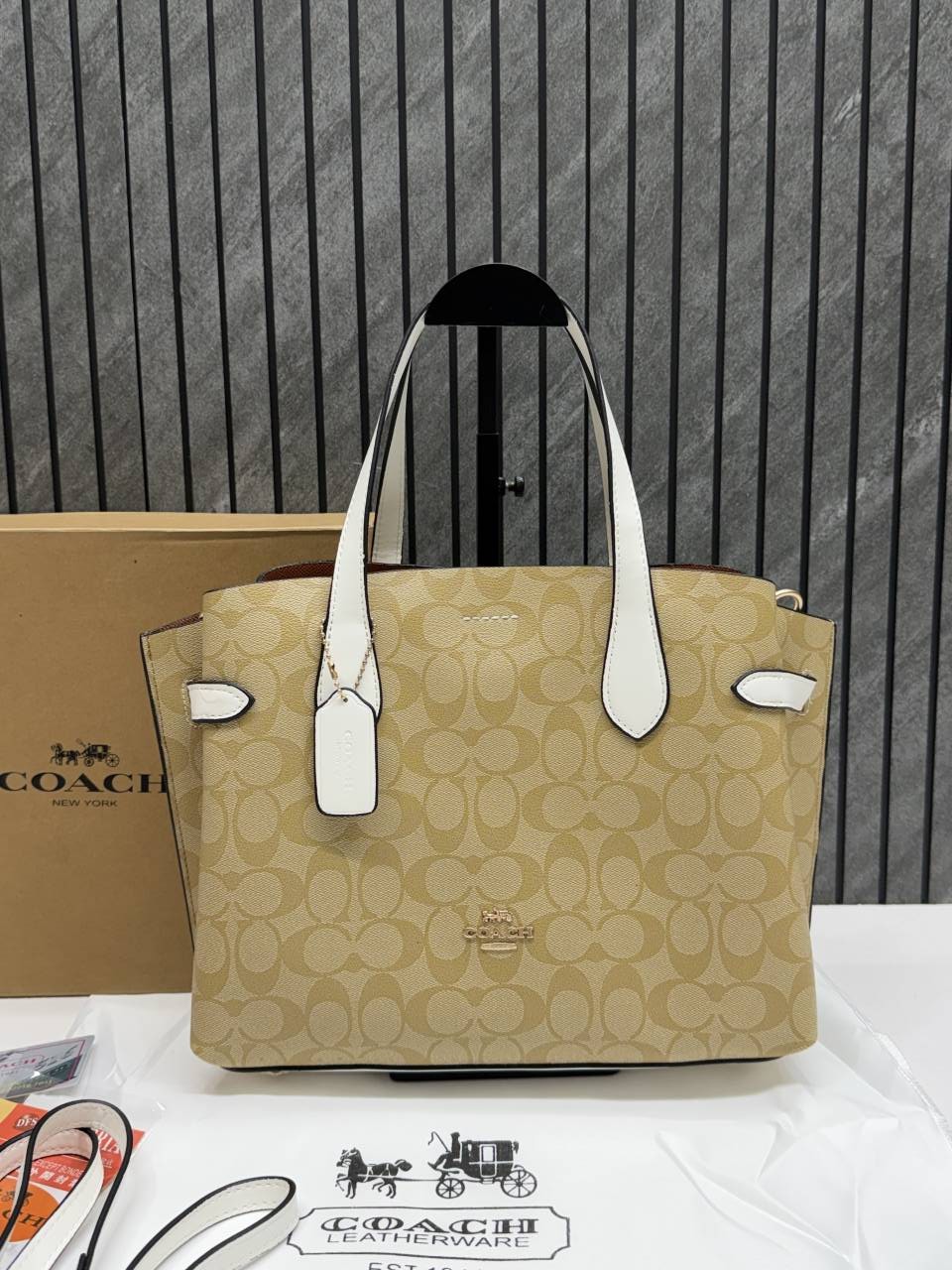 Coacch Hanna CarryAll Medium Satchel Bag With Original Box & DustCover