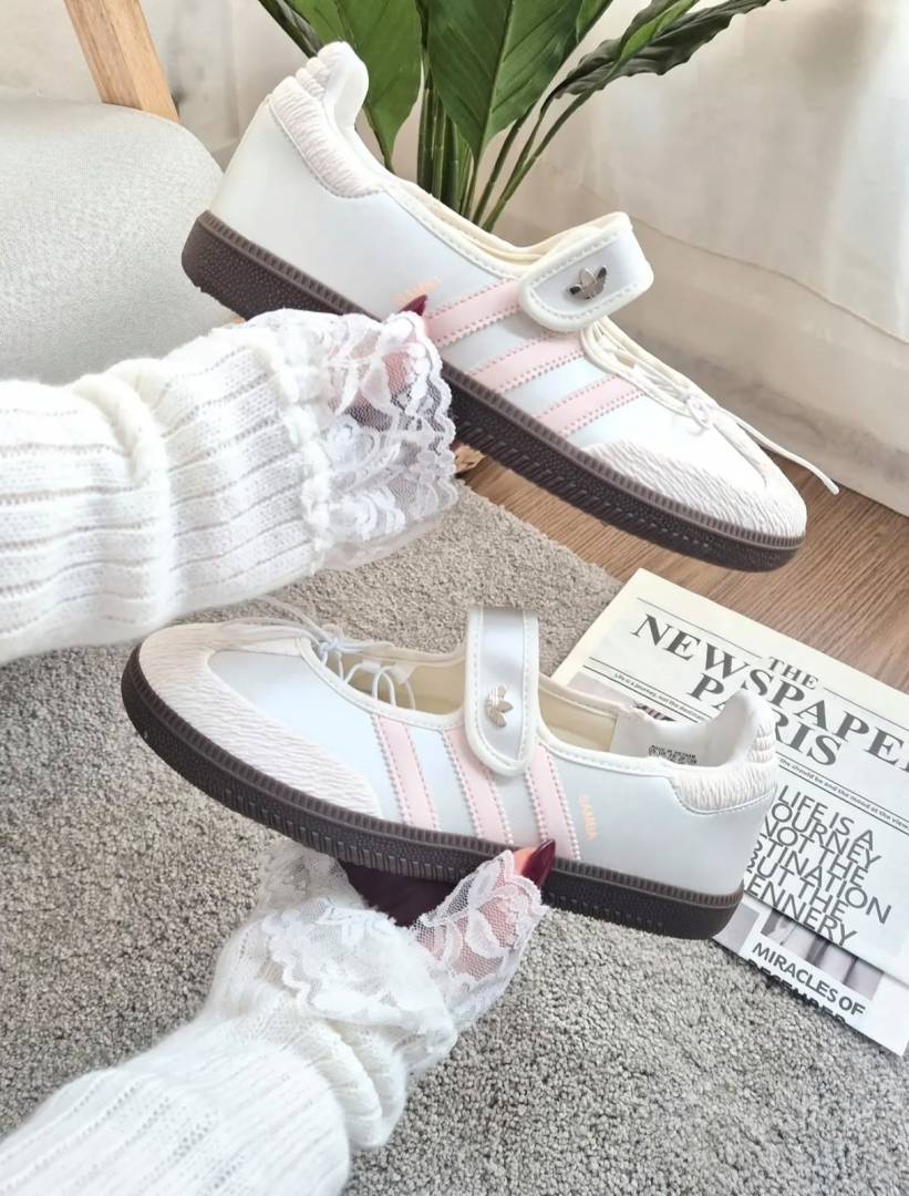 ADIDAAS SAMBA JANE CLOUD WHITE PINK