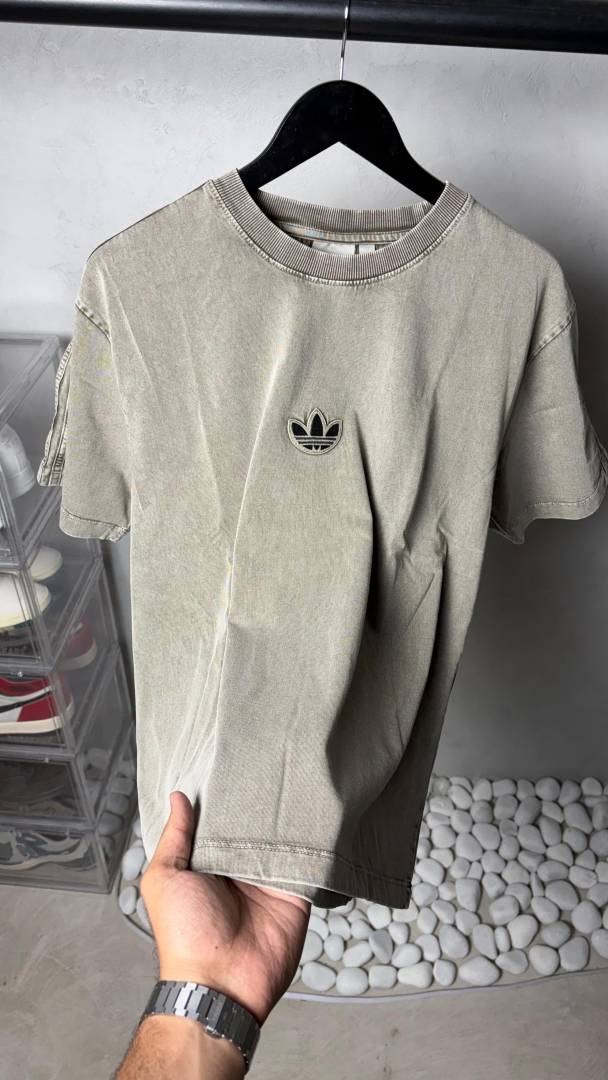 Adida_ Premium Acid Wash Round Neck T-Shirt 2117