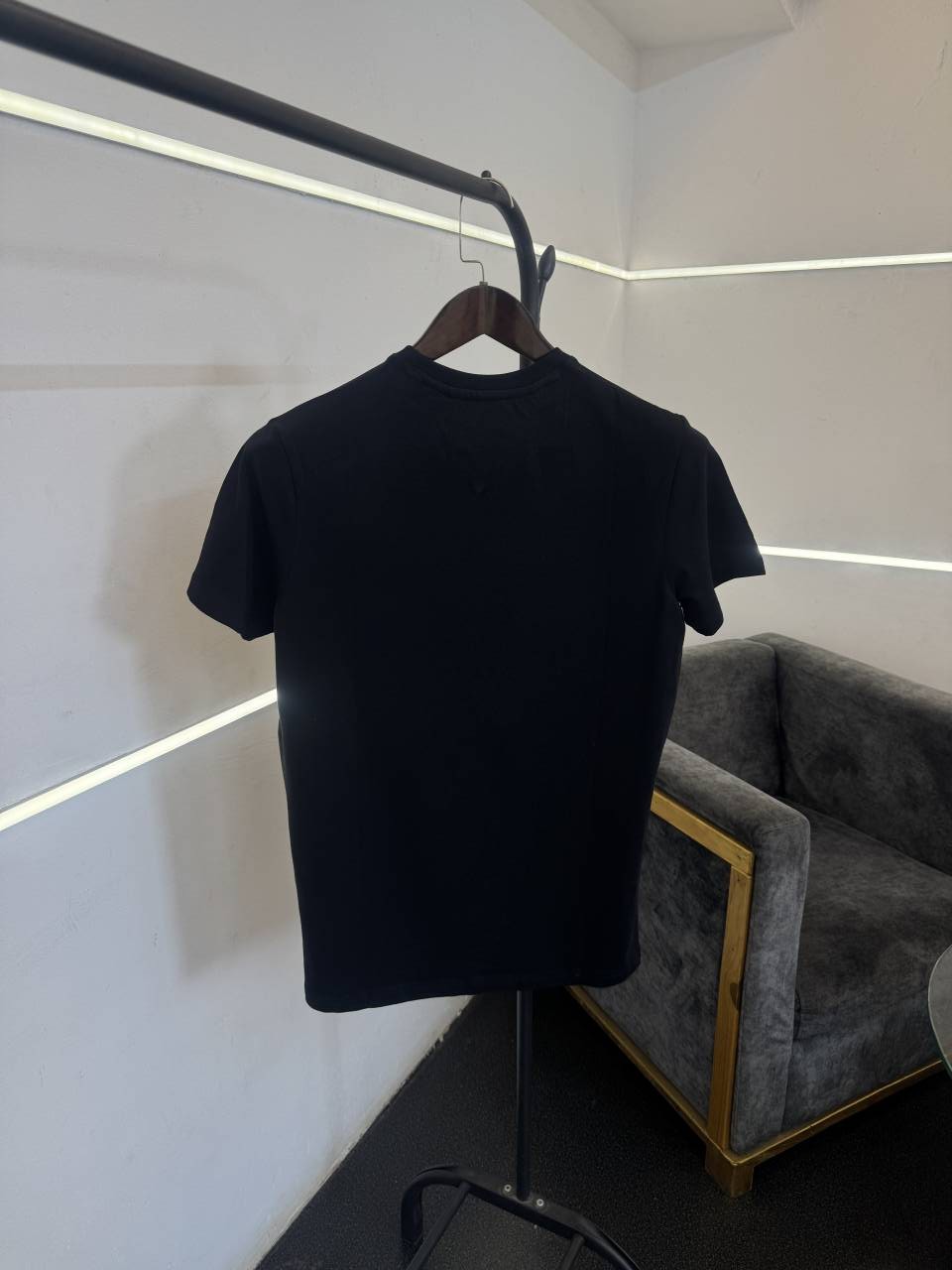 Tom_my hilfigeer imported round neck tshirt Black