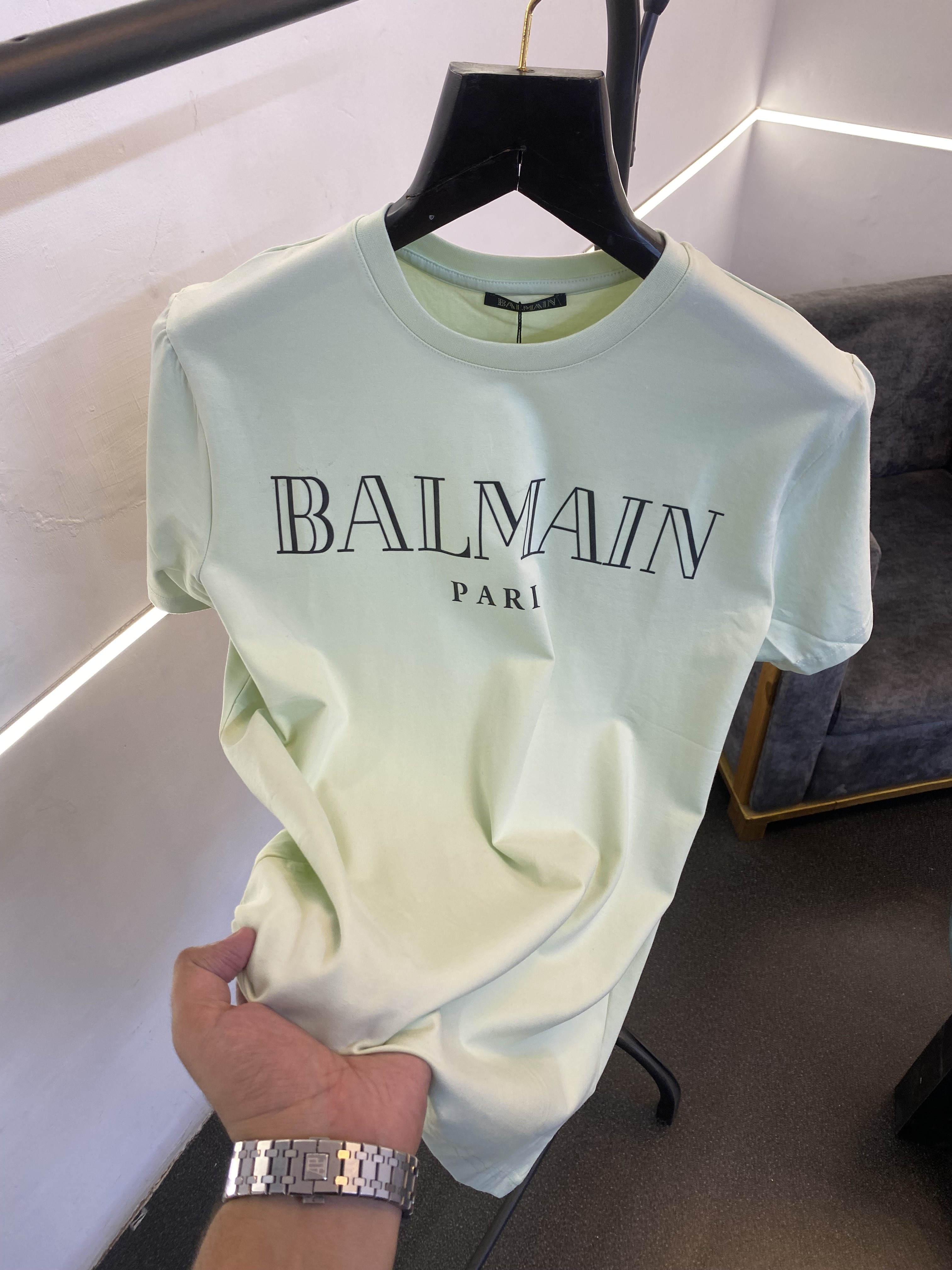 Balman imported round neck tshirt aqua green sale