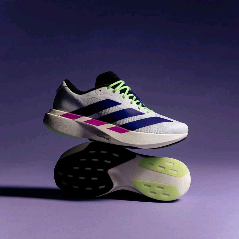 Aadiddass AdiZero Evo SL White Purple Lime Burst 6026