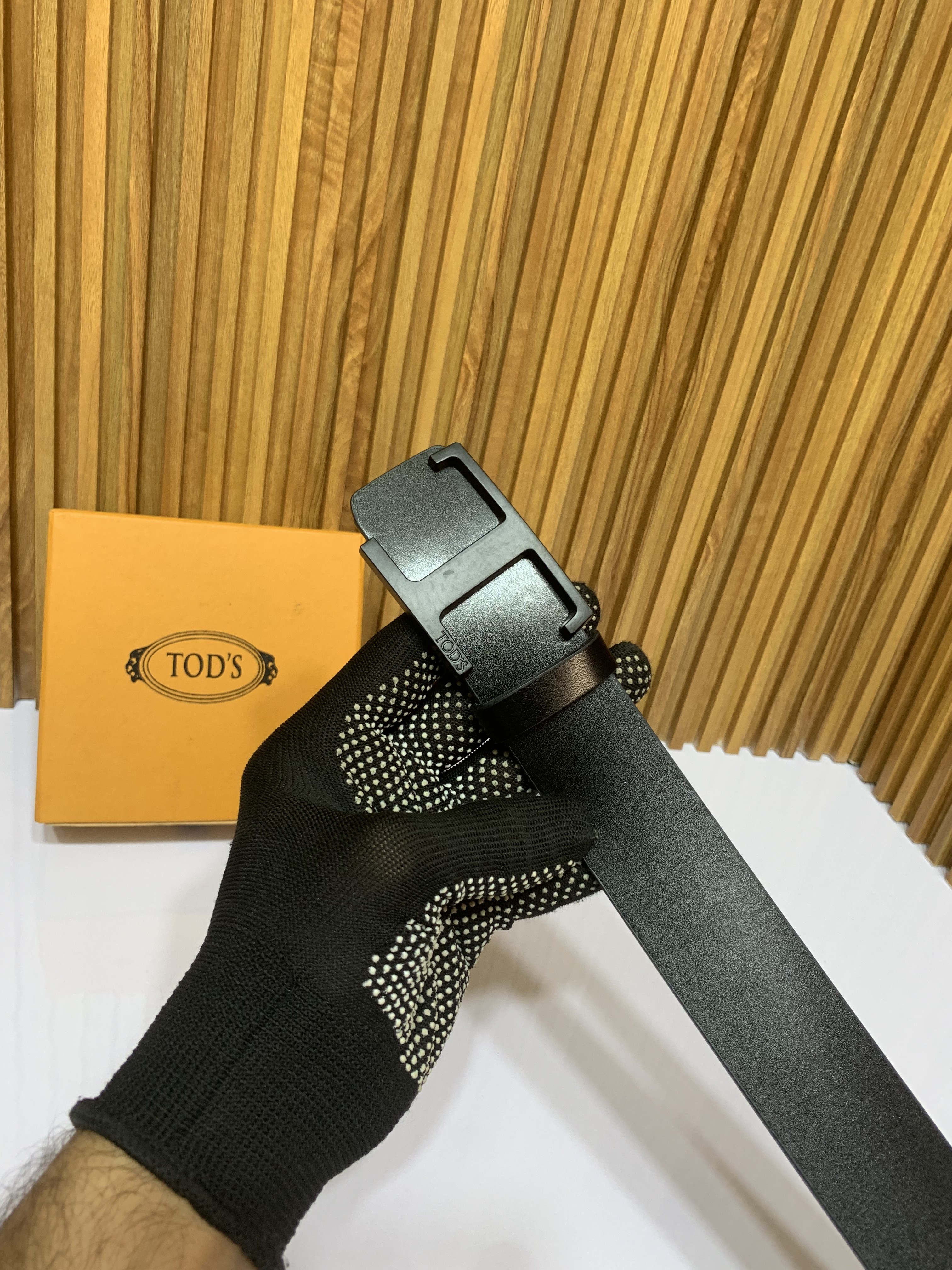 11 TODD'S FULL BLACK PREMIUM QUALITY BELT WITH BOX