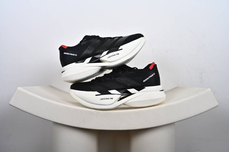 Adiddas Adizero Prime X3 Black Strung running shoe