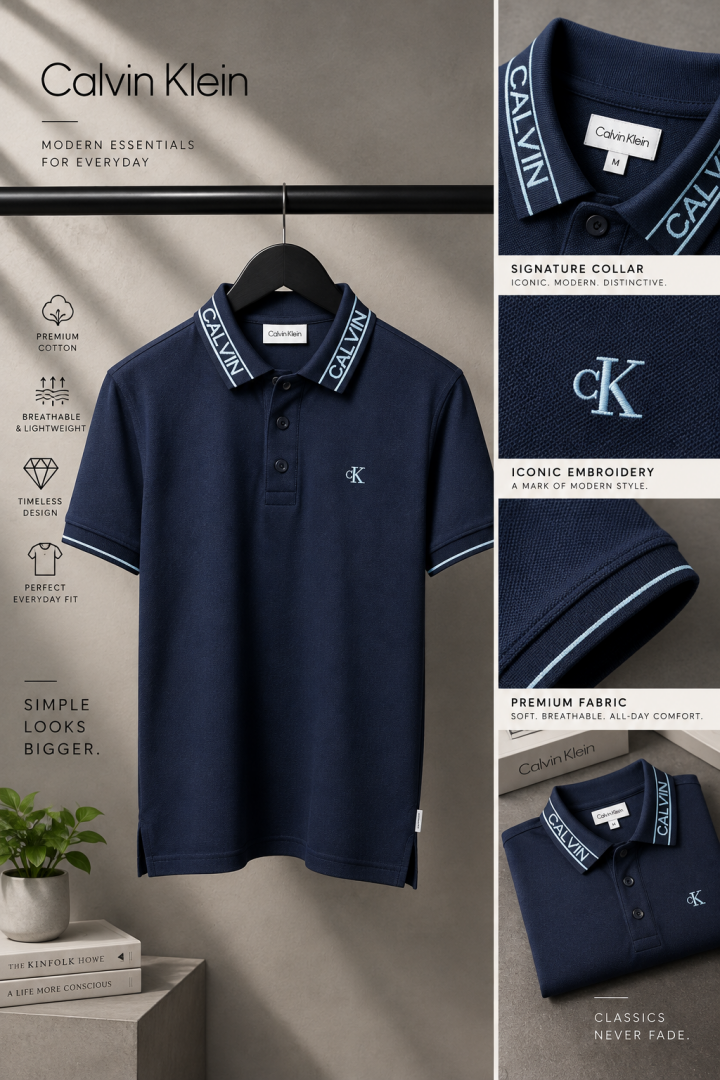 Calvin Kleiin Premium Polo T-Shirt 2579