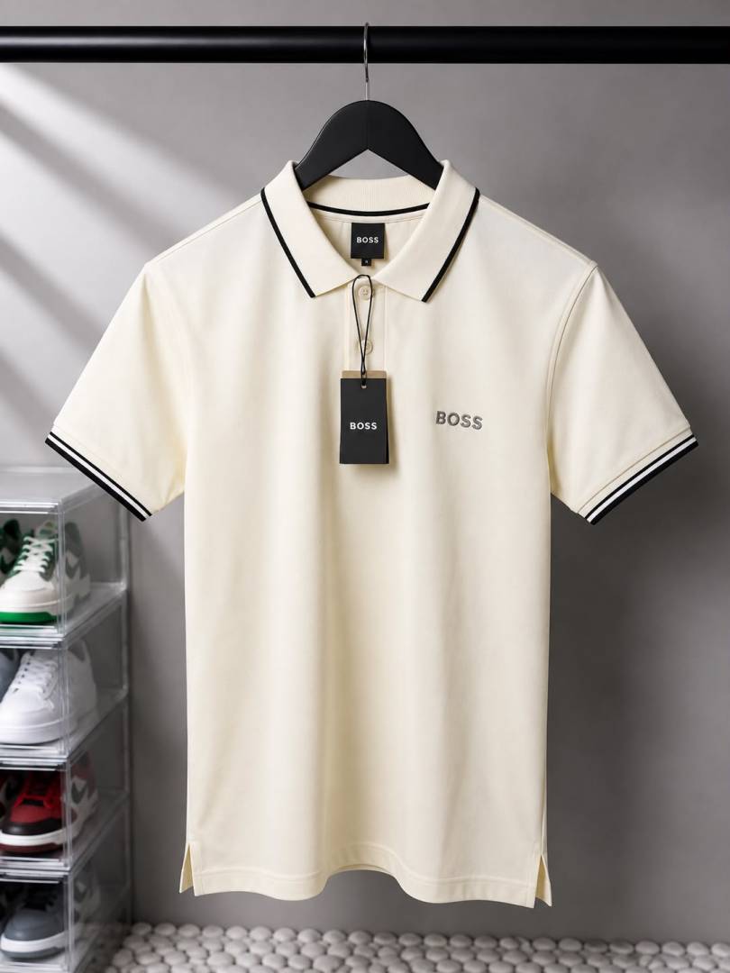 Hug Bos s Premium Polo T-Shirt With OG Box Packaging 1792