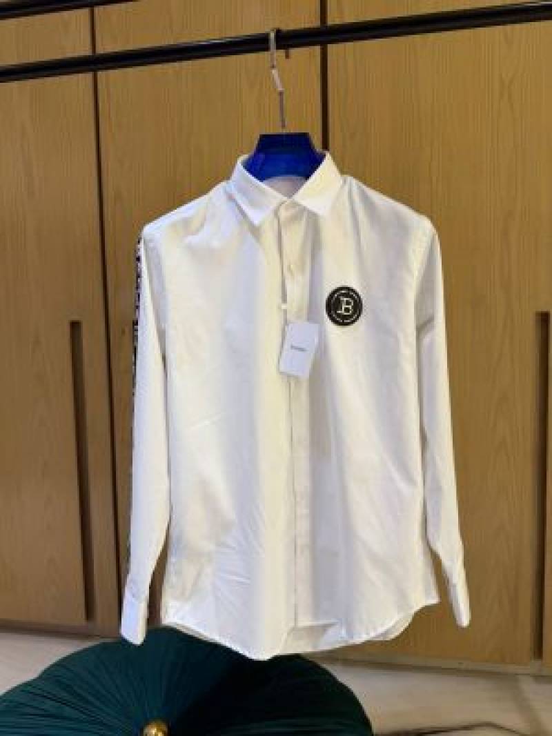 BALMAN IMPORTED STORE ARTICLE SHIRT  WHITE