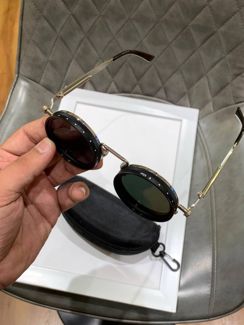 Imported silver changeable sunglass