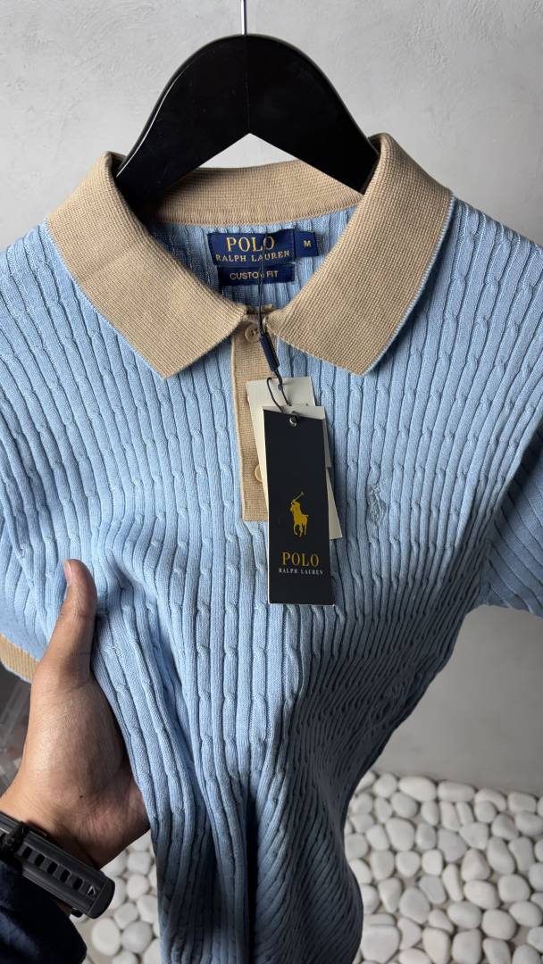 Ralph Lauren Premium Knit Polo T-Shirt 1413