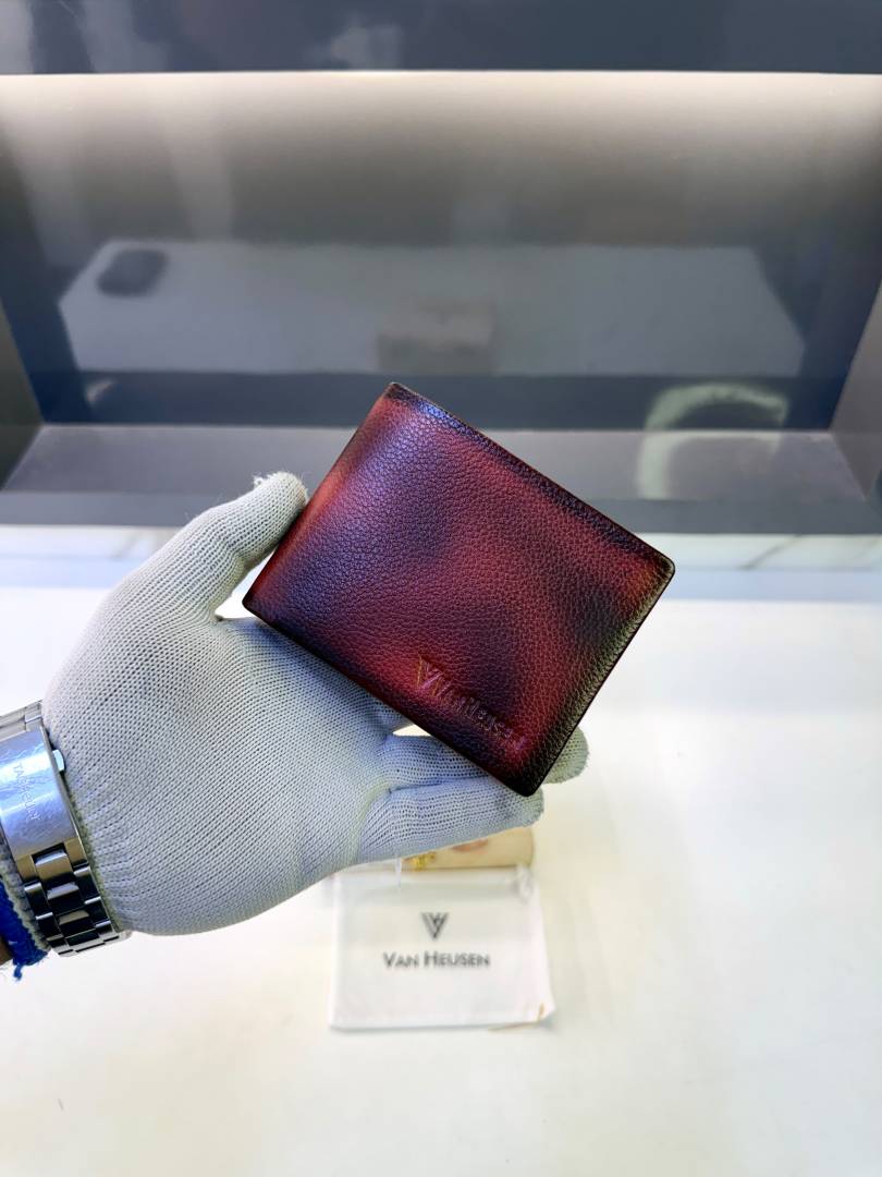 Van_Huesen Red Brown Premium Quality Wallet Fa 1137