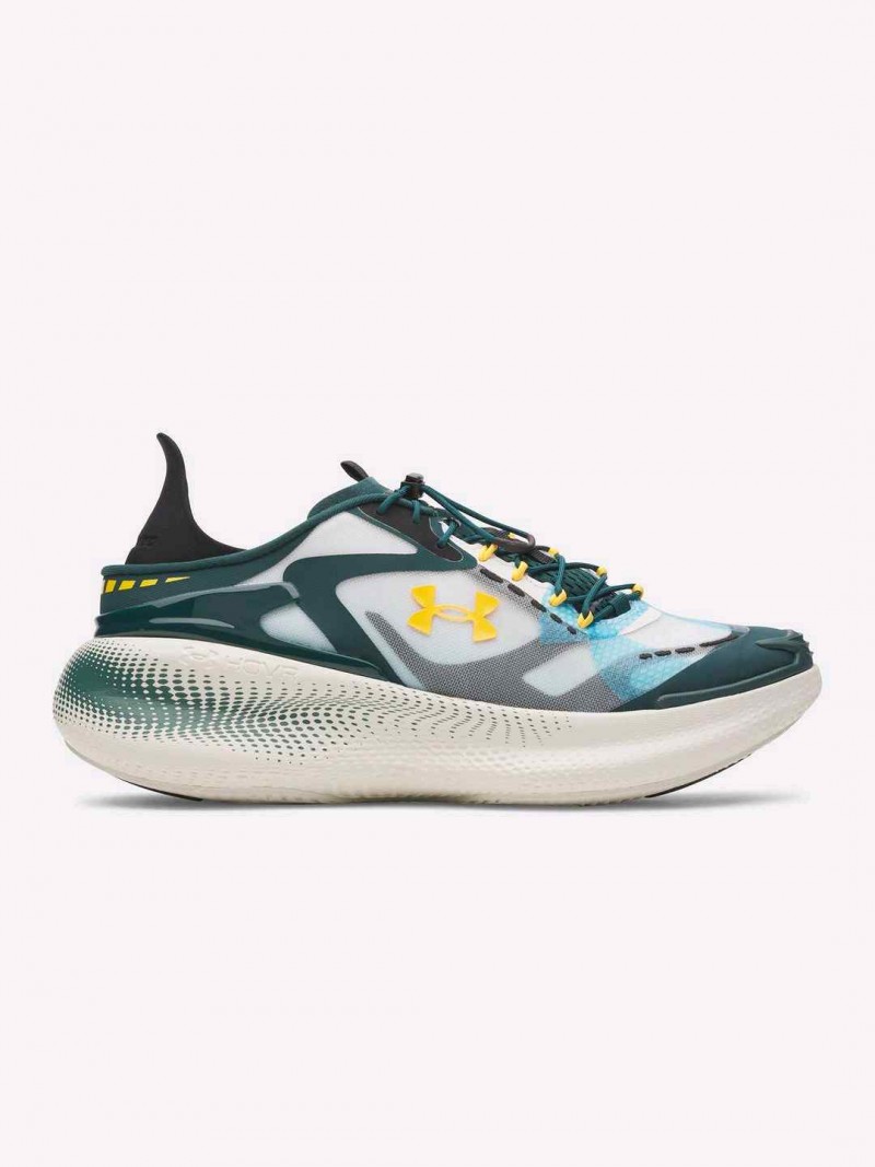 Under Armorr Echo SlipSpeed White Arden Green Campus Gold 1163