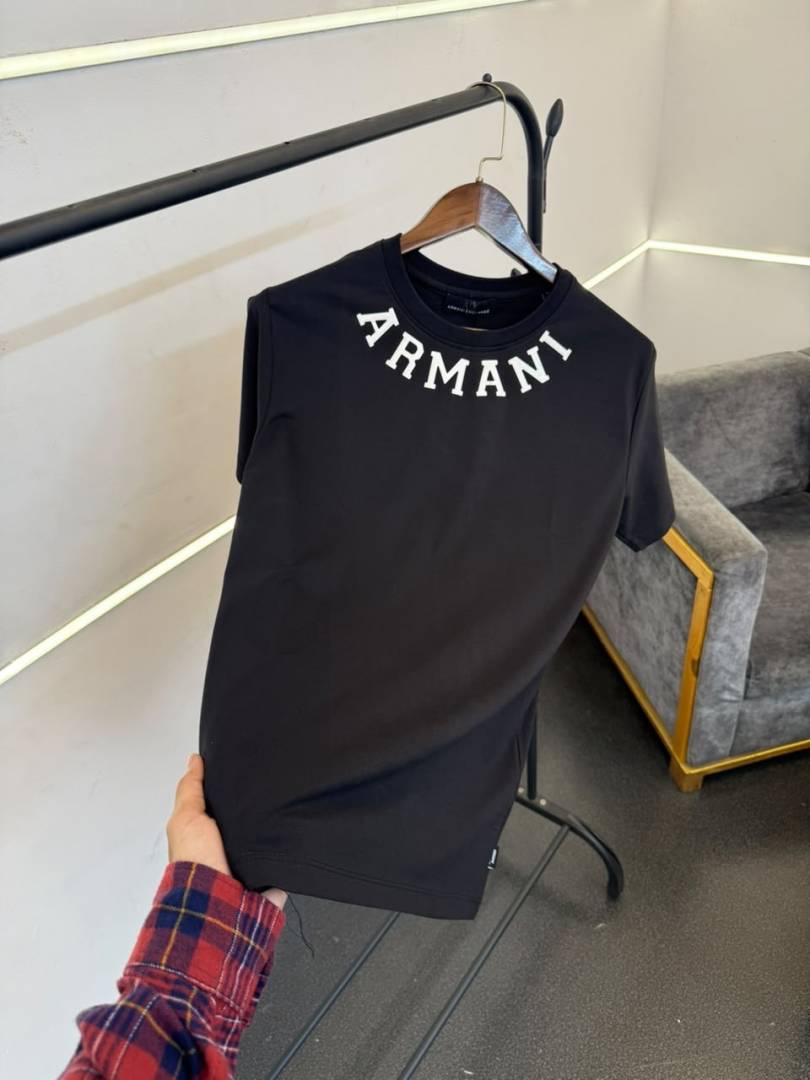 Armmani Black imported round neck tshirt