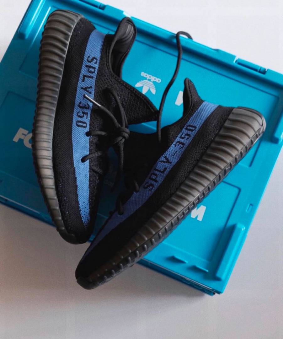 Adidas Yeezy Boost 350 V2 Dazzling Blue Full Accessories SEMI UA