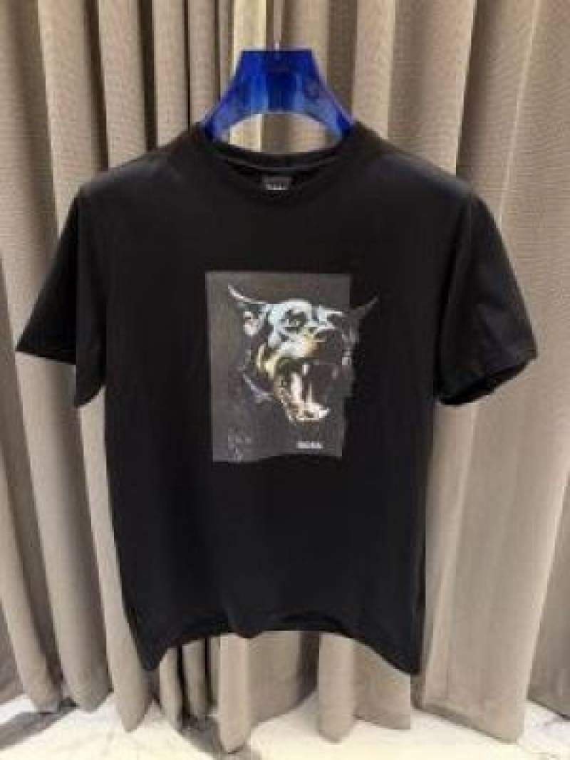Boss_impoted round neck t-shirt Black