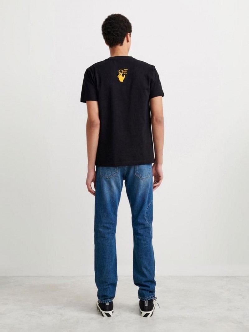 Of white navy graphics over size imported tshirt sale