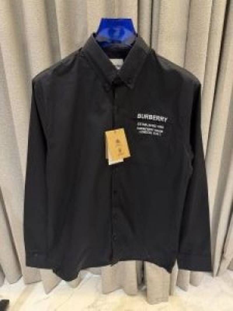 Burbery Signature Full Sleeves Shirt black