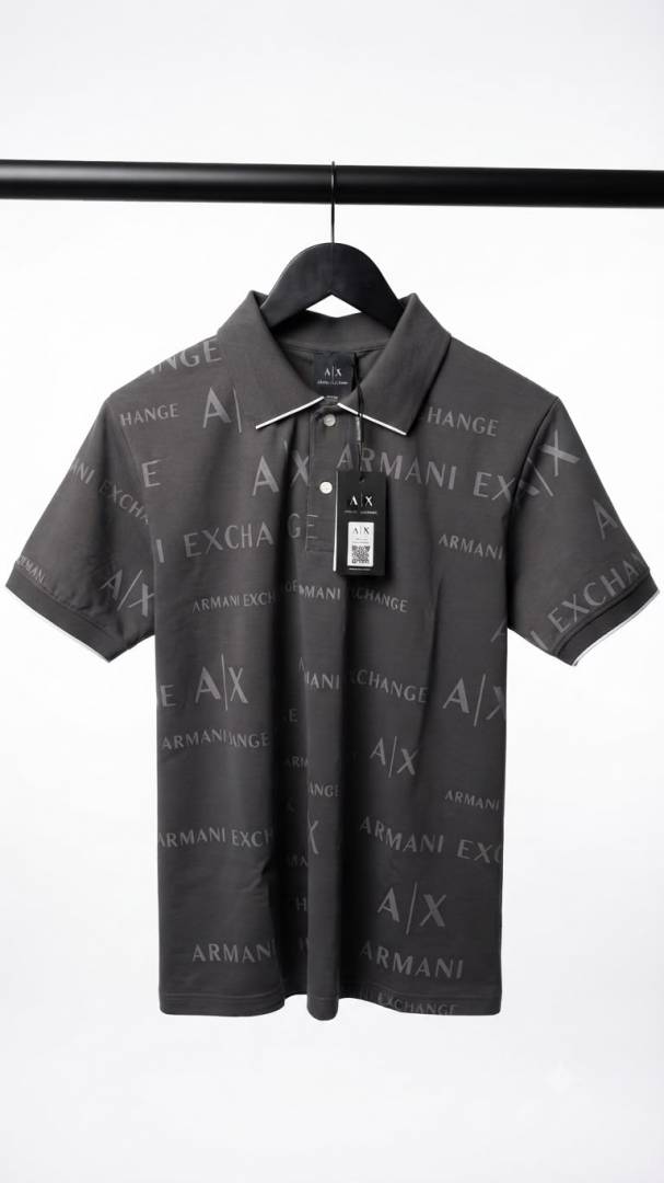 Arma_ Exchange All Over Logo Polo T-Shirt with OG Packaging T-Shirt 1371