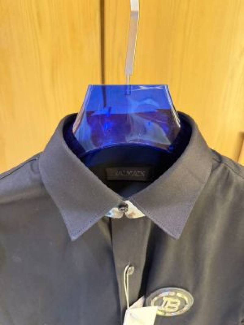 BALMAN IMPORTED STORE ARTICLE SHIRT BLACK